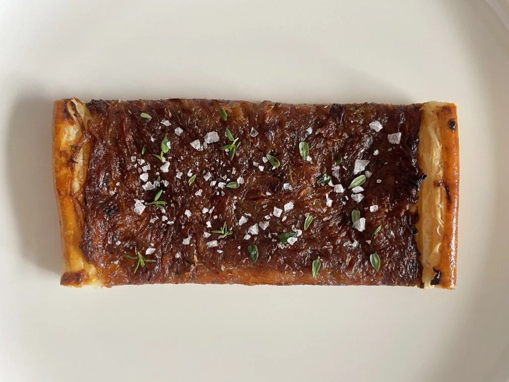 Caramelized onion tart